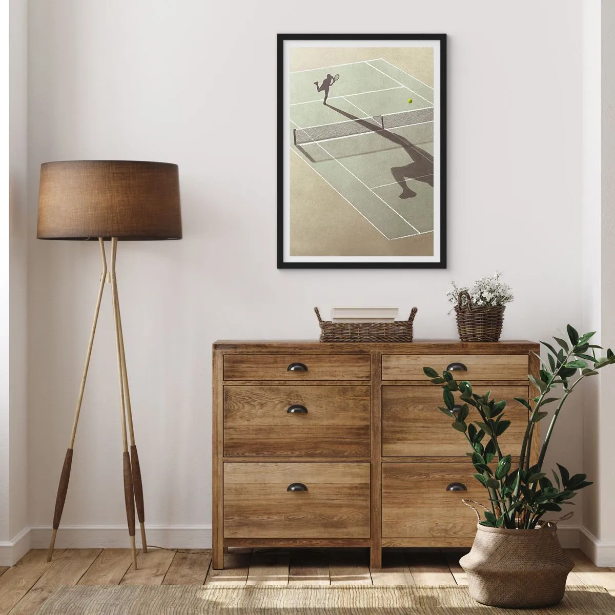 Póster en marco negro - Véncete a ti mismo - 70x100 cm