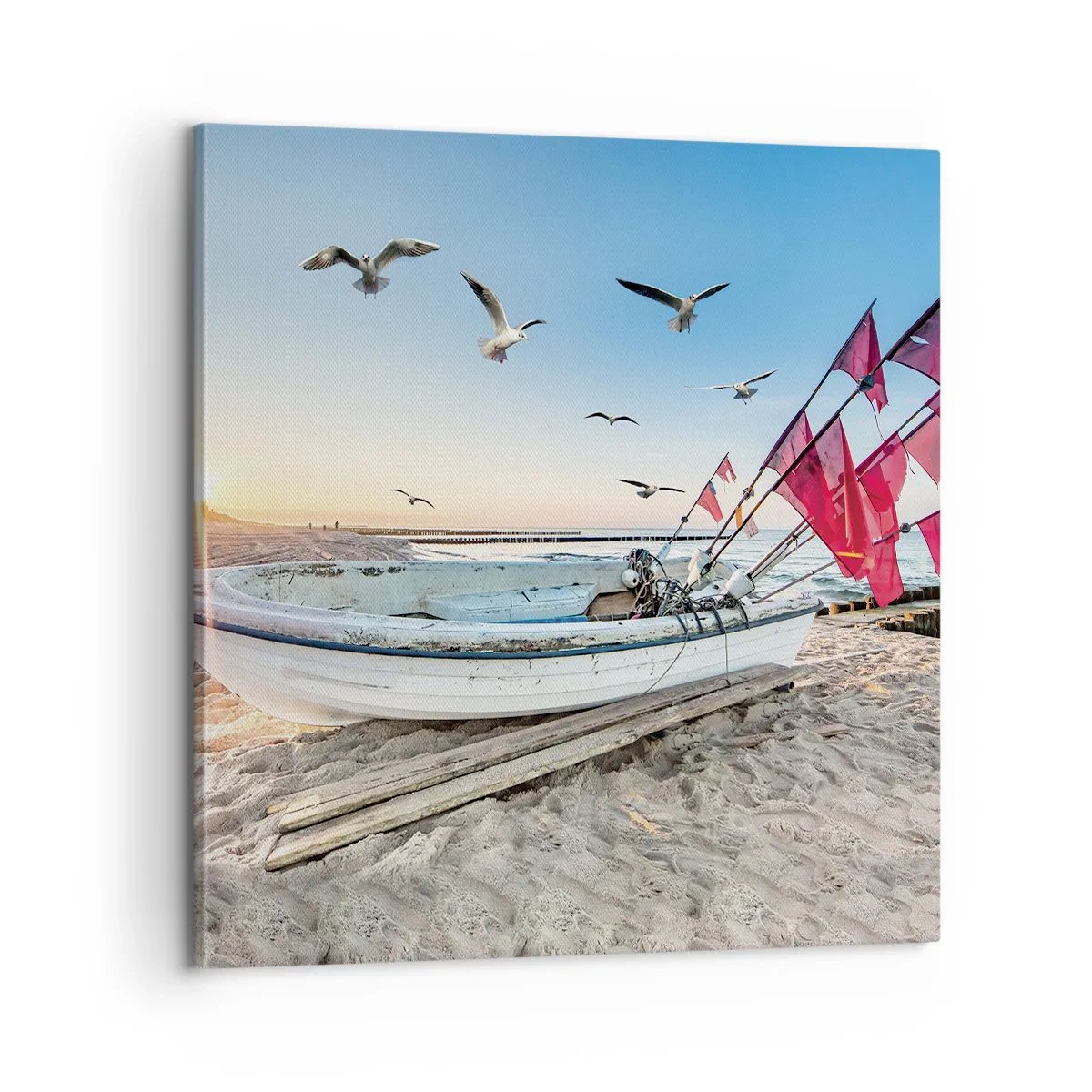 Cuadro sobre lienzo - Impresión de Imagen - Un merecido descanso - 60x60 cm