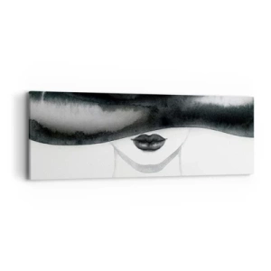 Cuadro sobre lienzo - Impresión de Imagen - Un misterio sensual - 90x30 cm