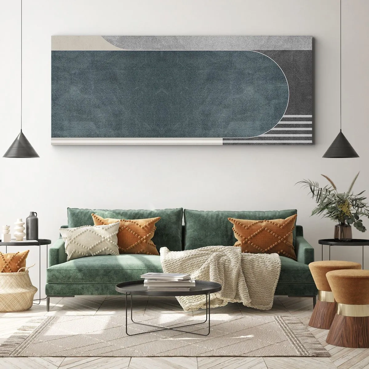 Cuadro sobre lienzo - Impresión de Imagen - Composición horizontal - 100x40 cm