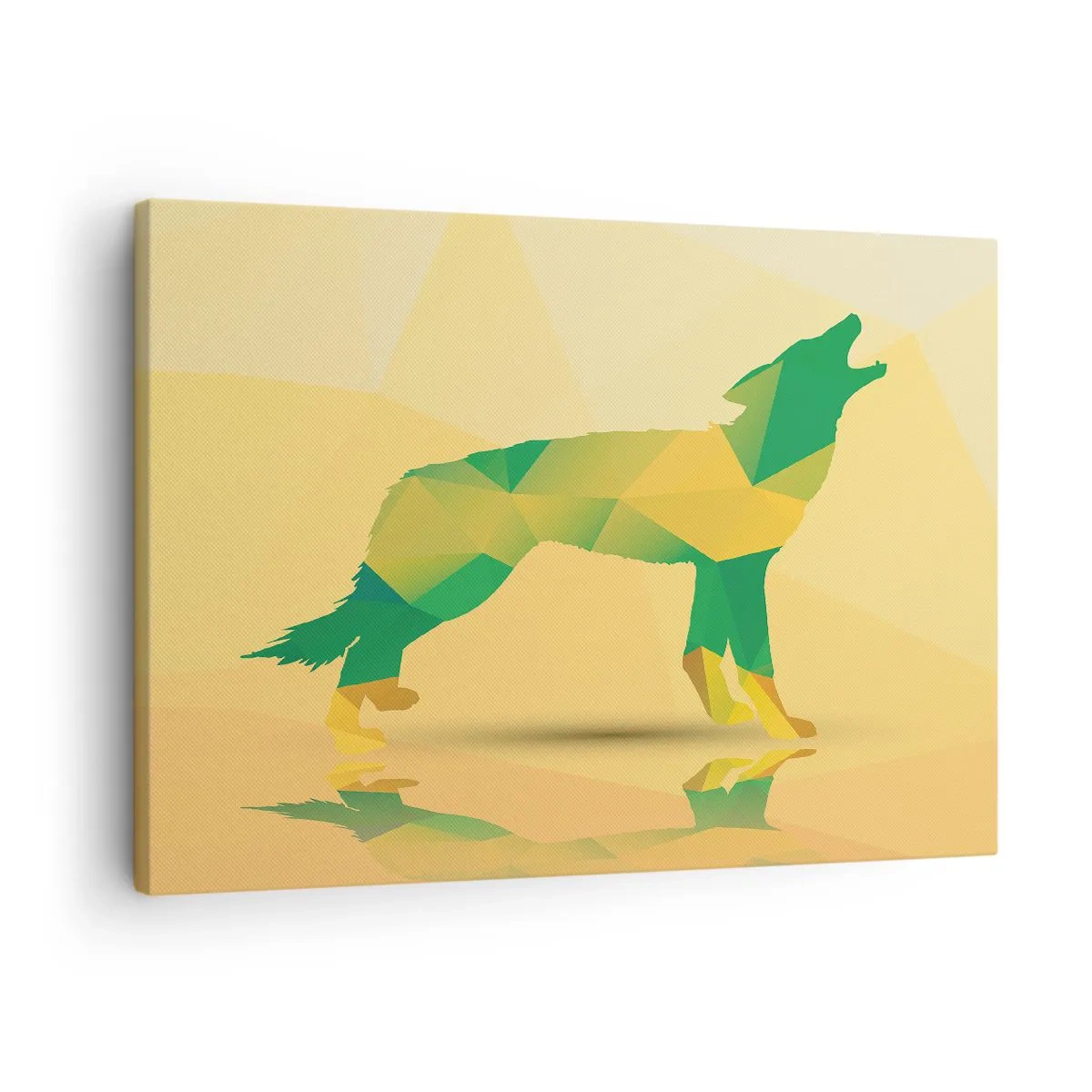 Cuadro sobre lienzo - Impresión de Imagen - Lobo solitario - 70x50 cm