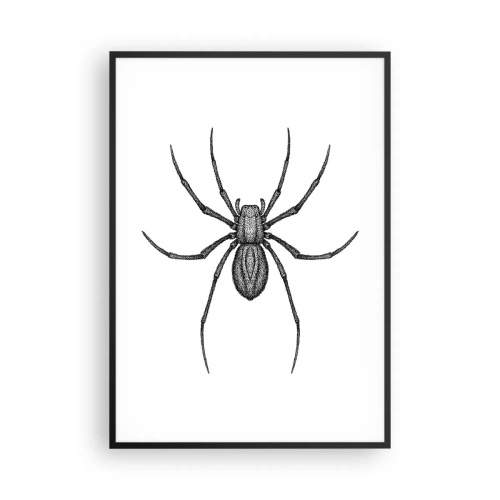 Póster en marco negro - Precisión inquietante - 70x100 cm