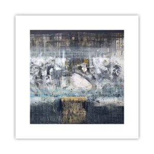 Póster - Hielo abstracto - 30x30 cm