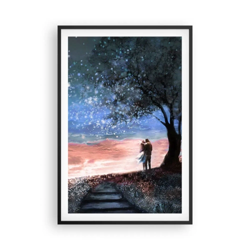 Póster en marco negro - Un espectáculo estelar - 61x91 cm