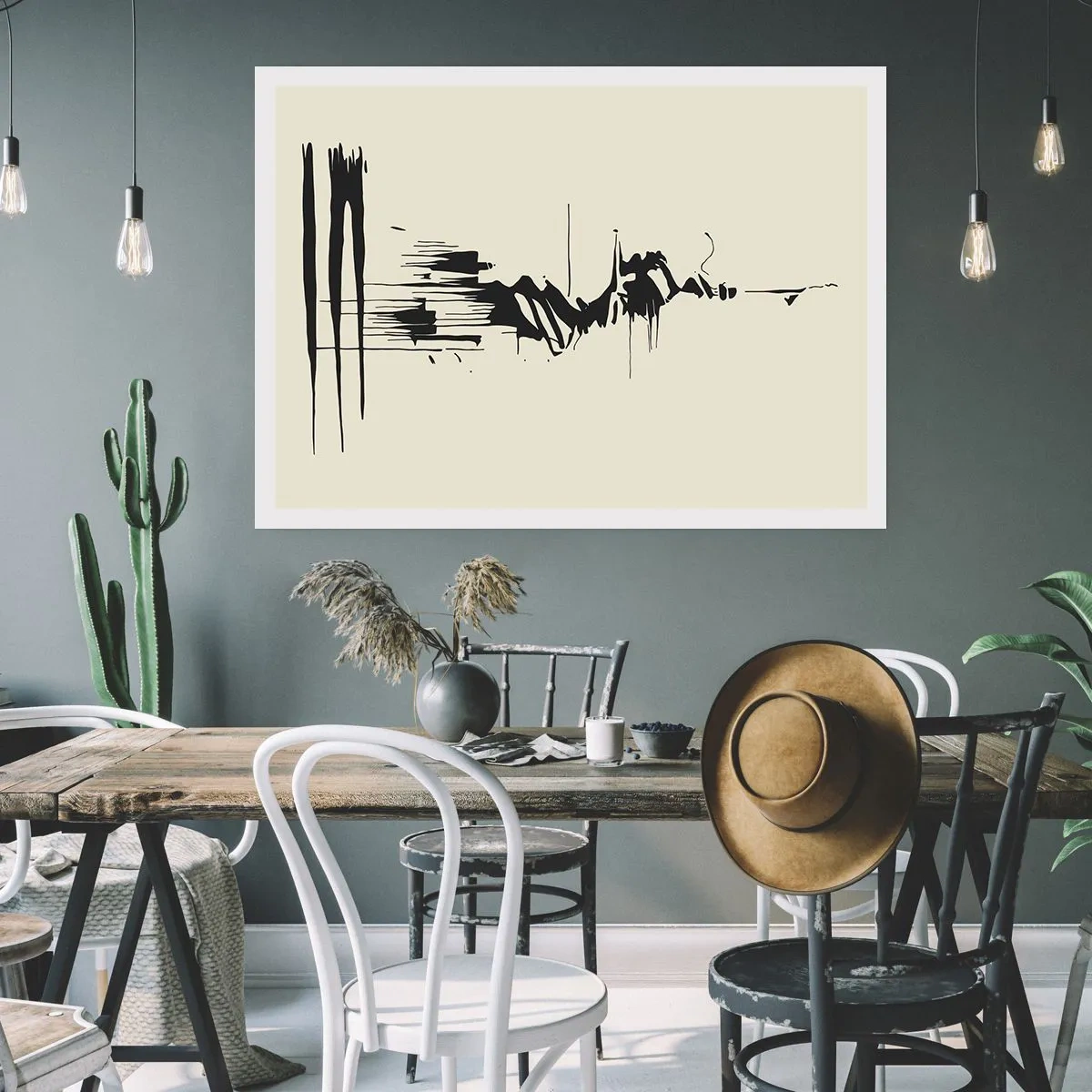 Póster - Abstracción apresurada - 91x61 cm