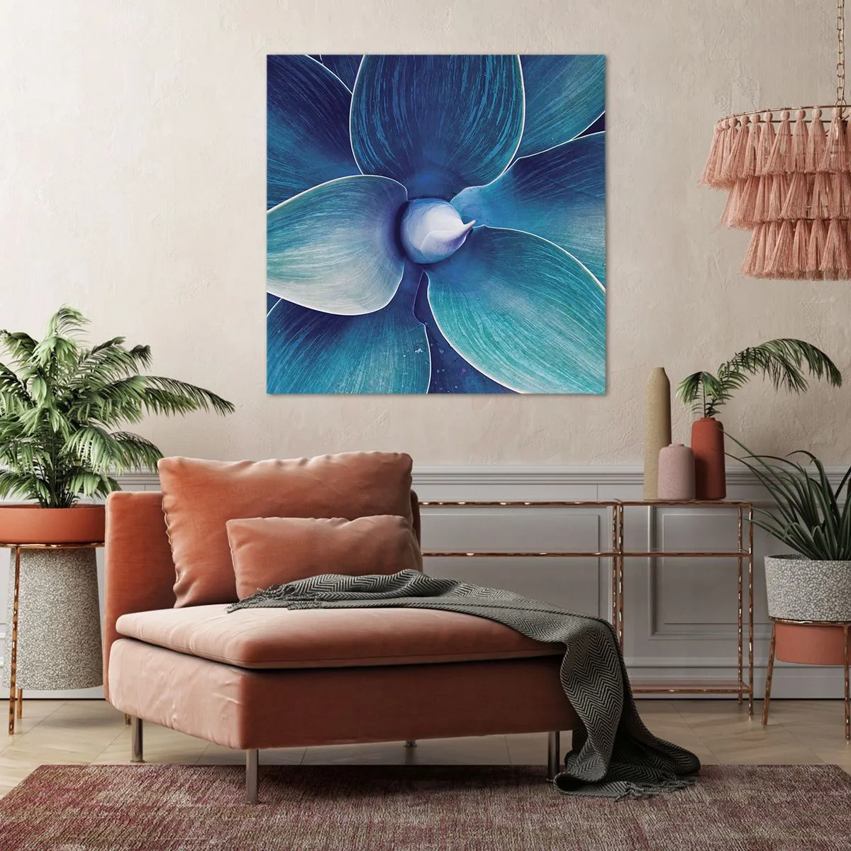 Cuadro sobre lienzo - Impresión de Imagen - Azul del cielo - 60x60 cm