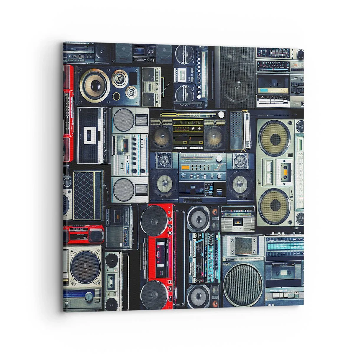 Cuadro sobre lienzo - Impresión de Imagen - Nostalgia de los 80. - 70x70 cm