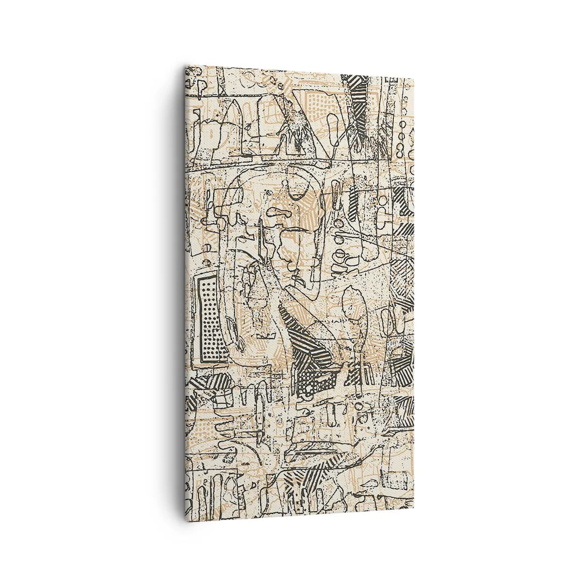 Cuadro sobre lienzo - Impresión de Imagen - A la espera de ser descifrado - 45x80 cm