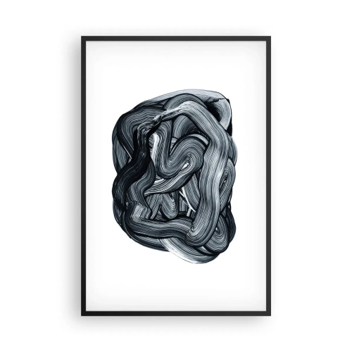 Póster en marco negro - No es tan sencillo - 61x91 cm
