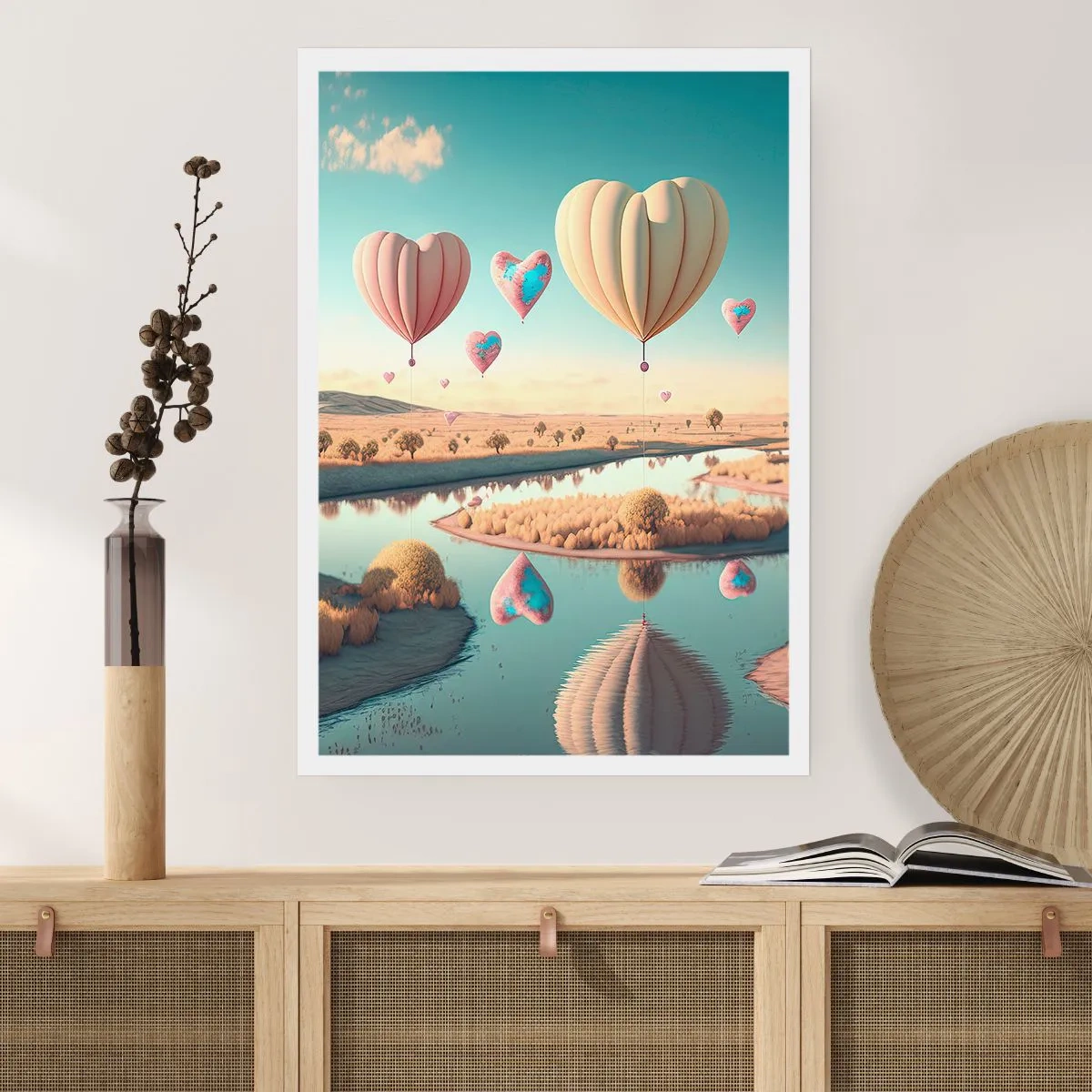 Póster - El amor te hace volar - 61x91 cm