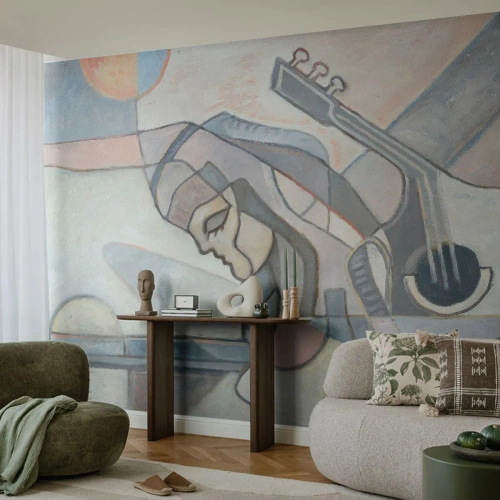 Fotomural personalizado Standard Eco - En el poder de la música - Abstracción, Cubismo, Gente