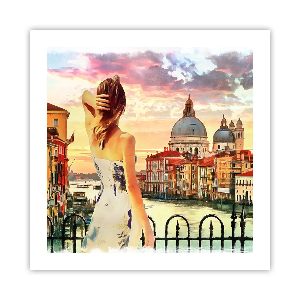 Póster - Escapada de fin de semana - 50x50 cm