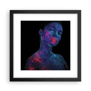 Póster en marco negro - En polvo de estrellas - 30x30 cm