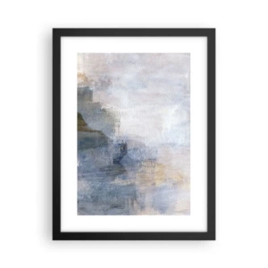 Póster en marco negro - Tonos de color - 30x40 cm