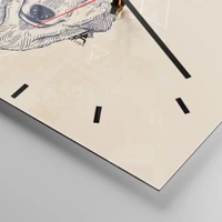 Esfera sin numeración, con rayas