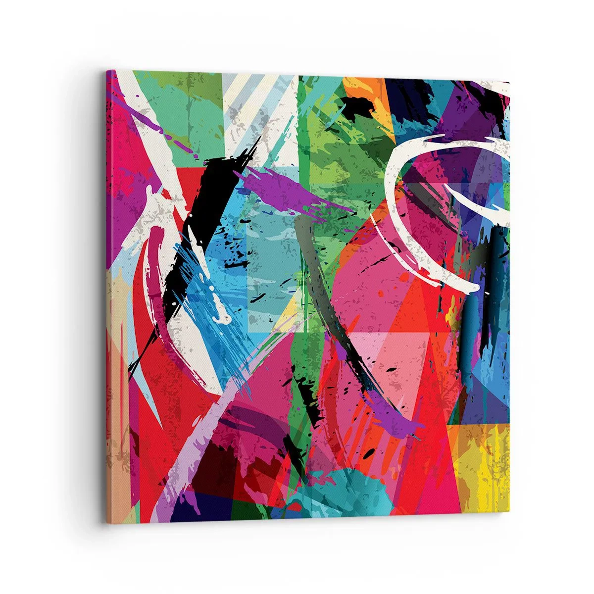 Cuadro sobre lienzo - Impresión de Imagen - Rápido, animado y con efecto - 70x70 cm