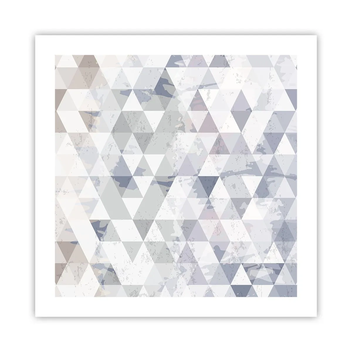 Póster - A ritmo de triángulo - 50x50 cm