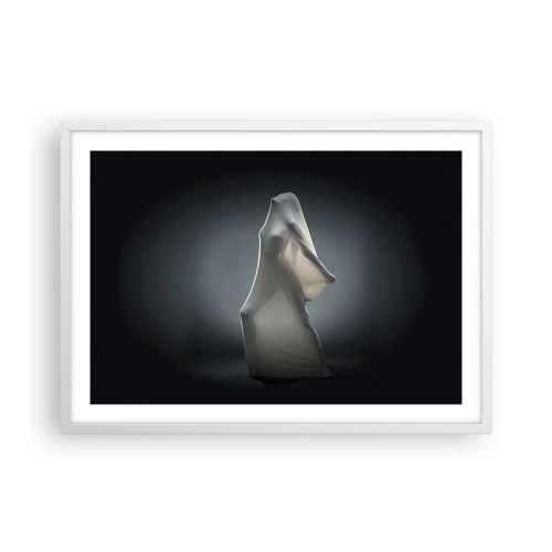 Póster en marco blanco - Deseos ocultos - 70x50 cm