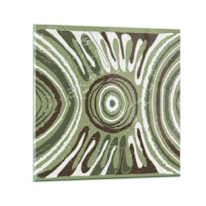 Cuadro sobre vidrio - Impresiones sobre Vidrio - Explosión de emociones - 30x30 cm