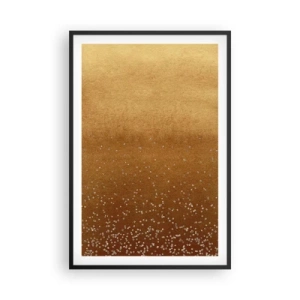 Póster en marco negro - Nacimiento de la luz - 61x91 cm