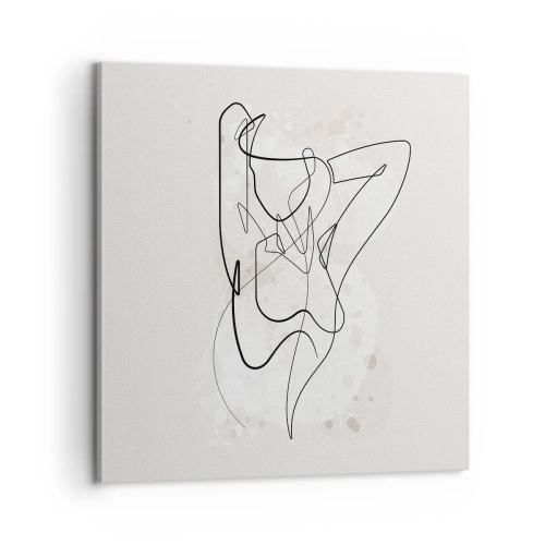 Cuadro sobre lienzo - Impresión de Imagen - El arte de la seducción - 60x60 cm