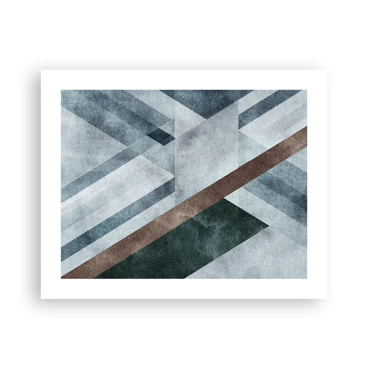 Póster - Sofisticada elegancia de la geometría - 50x40 cm