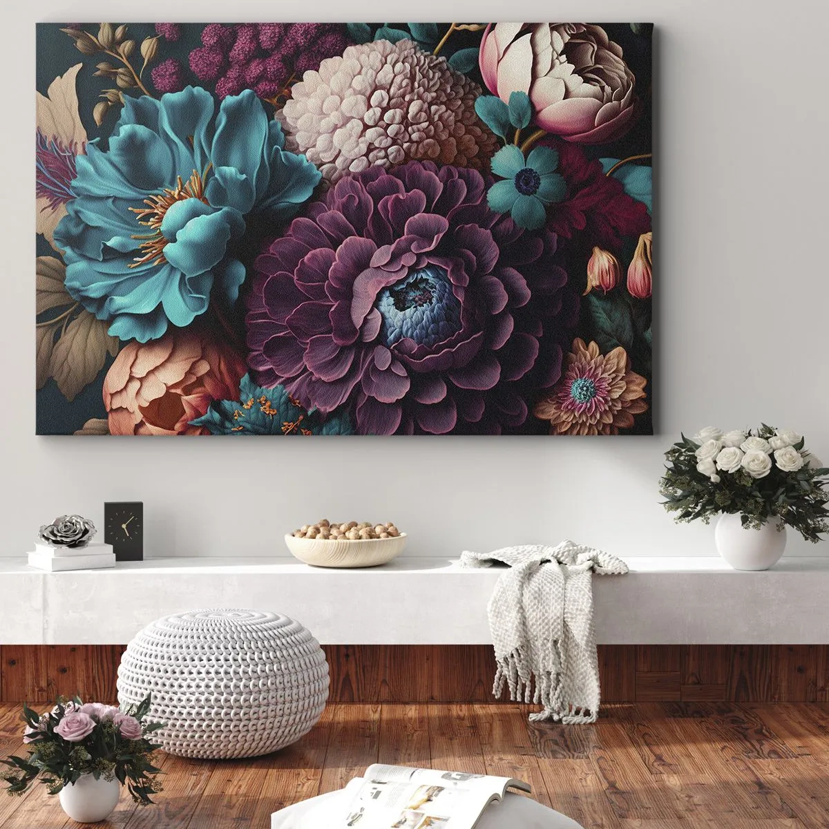Cuadro sobre lienzo - Impresión de Imagen - Naturaleza en abundancia - 70x50 cm