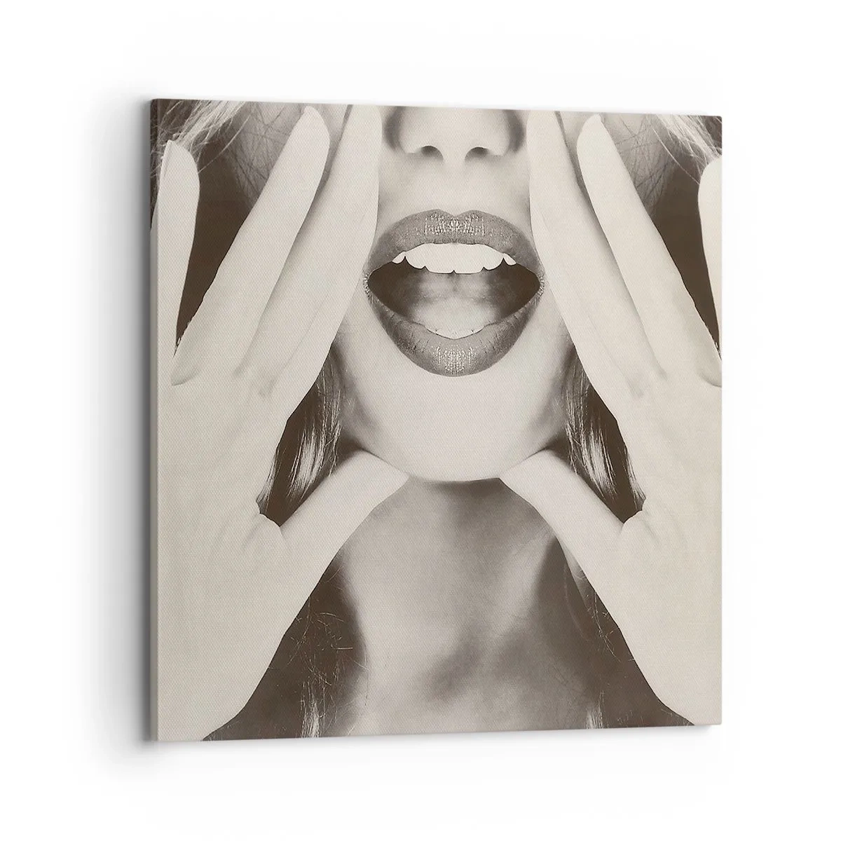 Cuadro sobre lienzo - Impresión de Imagen - ¡Ya estoy en camino! - 70x70 cm