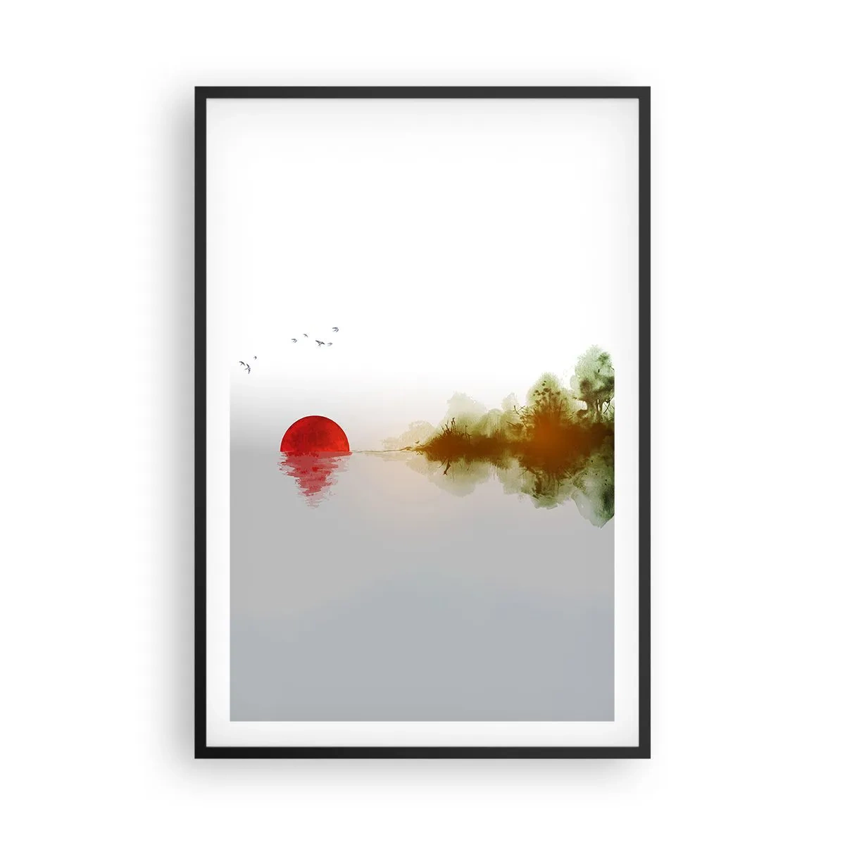 Póster en marco negro - Una promesa de paz - 61x91 cm