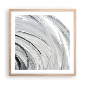 Póster en marco roble claro - Composición orbital - 50x50 cm