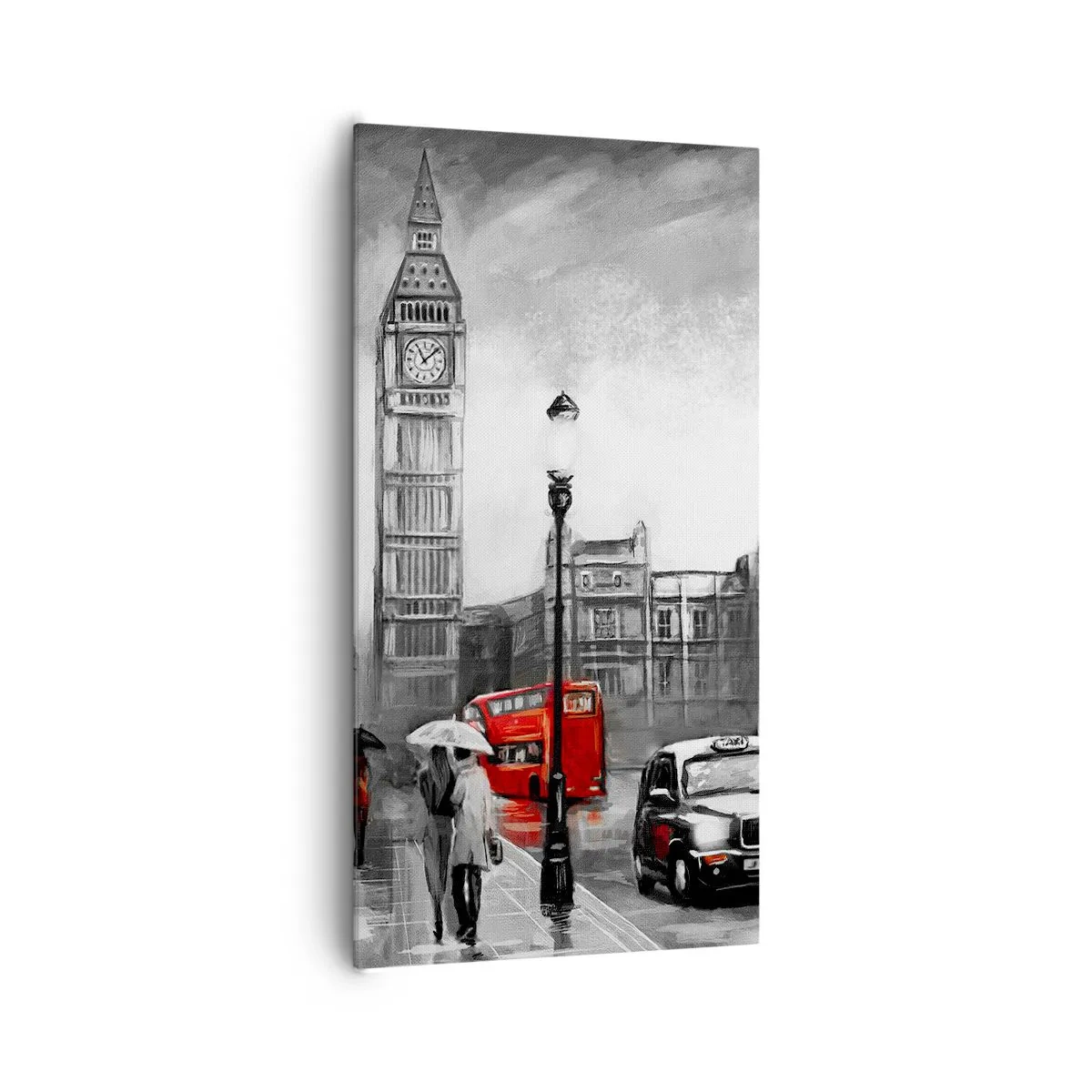 Cuadro sobre lienzo - Impresión de Imagen - No tan gris como la pintan - 65x120 cm