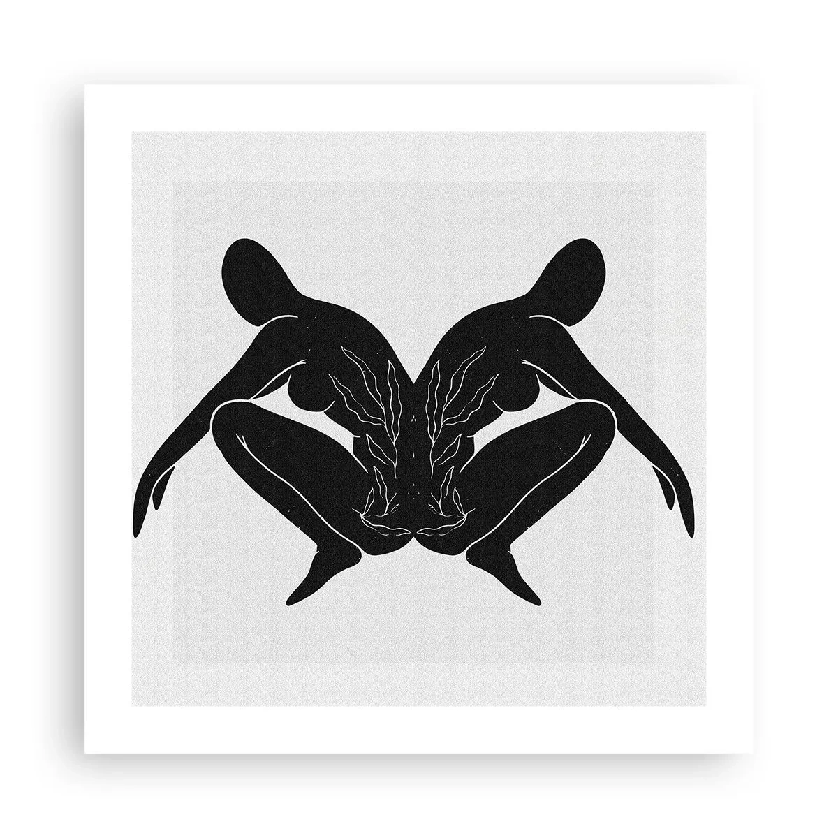 Póster - Un alma compartida - 50x50 cm