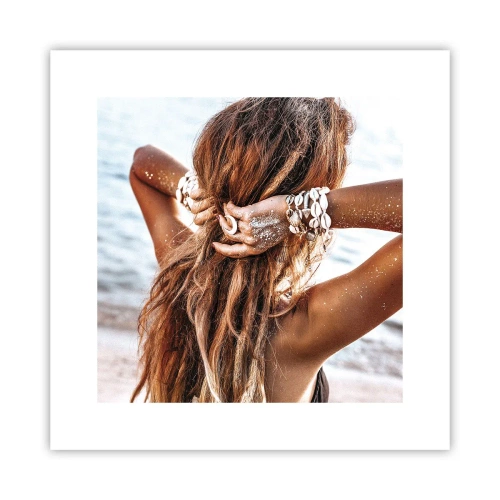 Póster - Hermanada con el agua y el sol - 30x30 cm