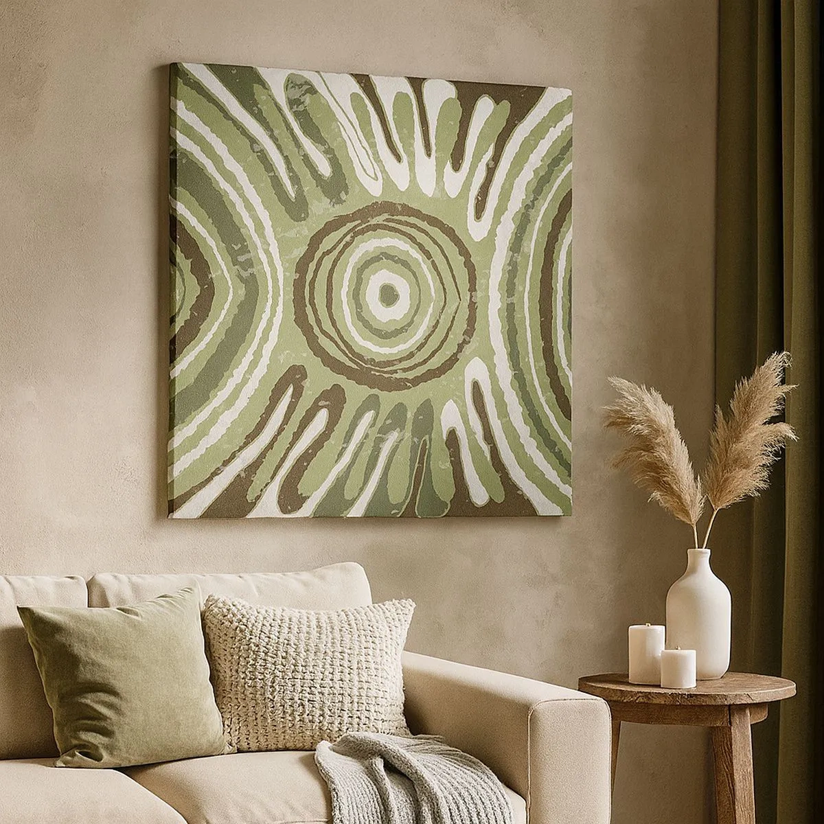 Cuadro sobre lienzo - Impresión de Imagen - Explosión de emociones - 30x30 cm