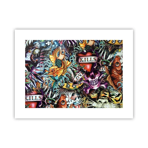 Póster - El sueño de un tatuador - 40x30 cm