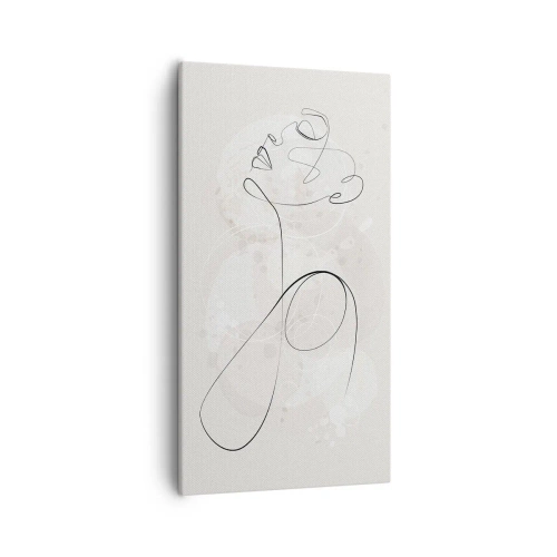 Cuadro sobre lienzo - Impresión de Imagen - La espiral de la belleza - 55x100 cm