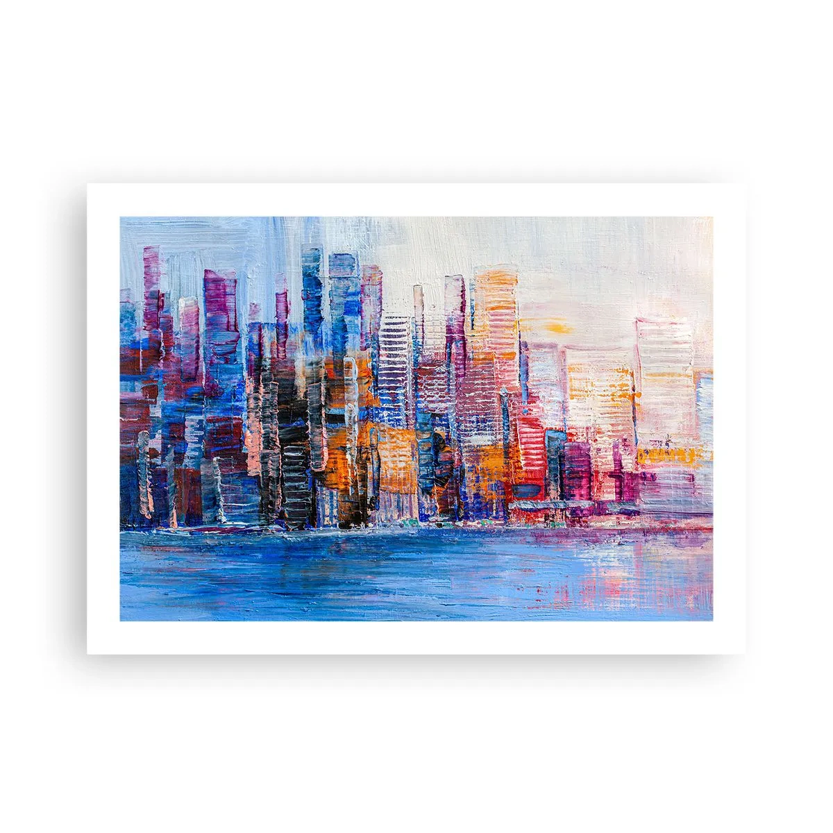 Póster - Una metrópoli alegre - 70x50 cm