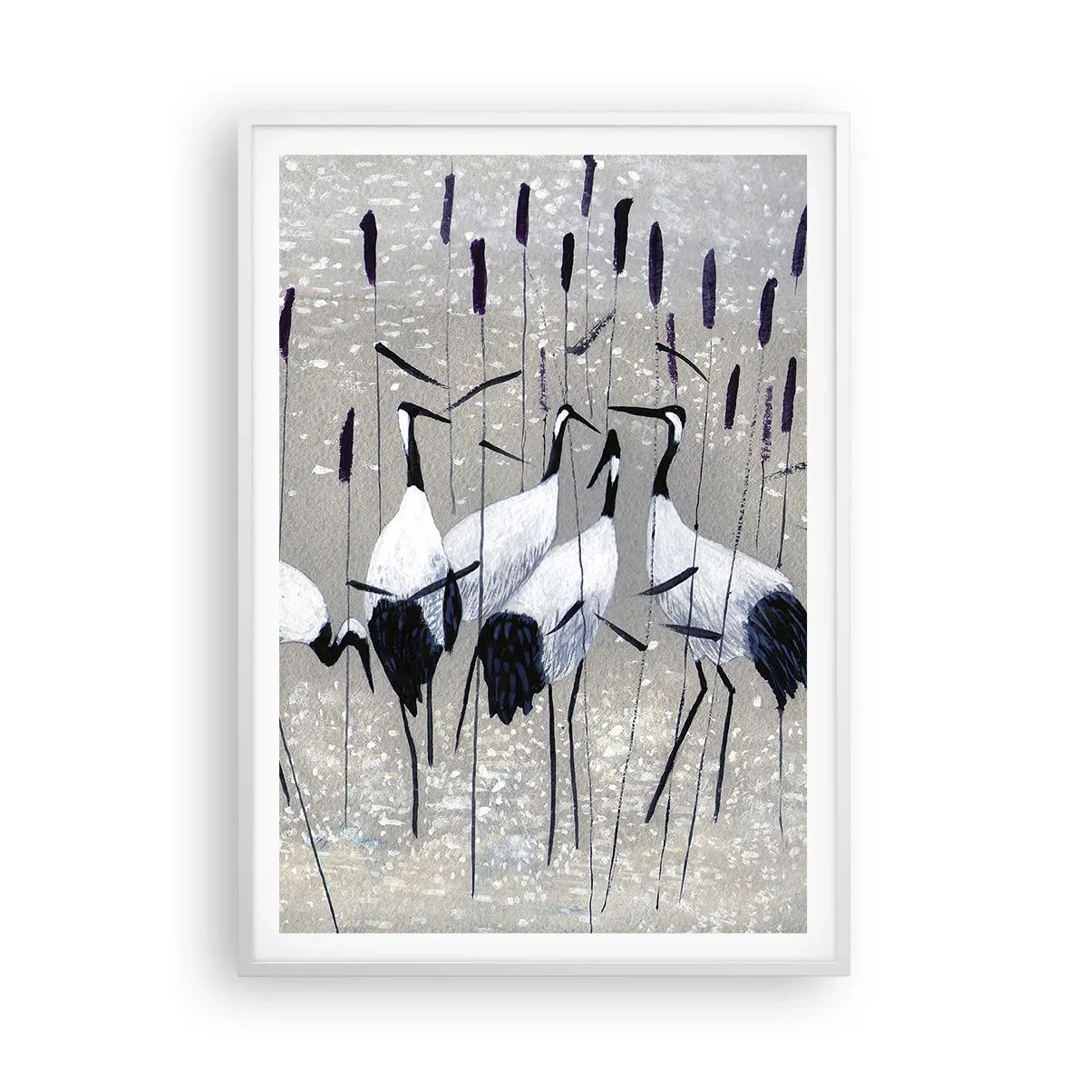 Póster en marco blanco - Entre los suyos - 70x100 cm