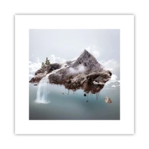 Póster - Isla surrealista - 30x30 cm
