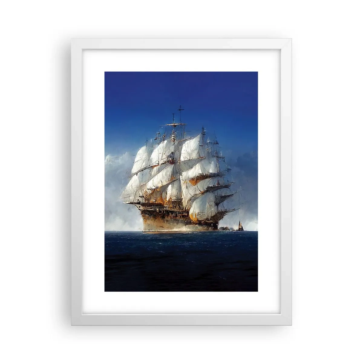 Póster en marco blanco - La gran gloria - 30x40 cm