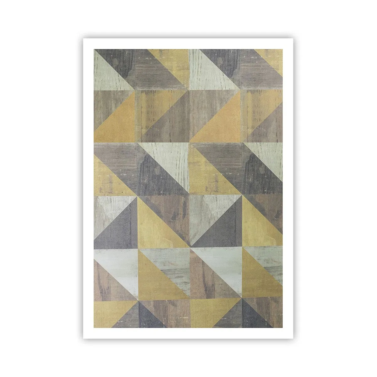 Póster - El arte de los triángulos - 70x100 cm