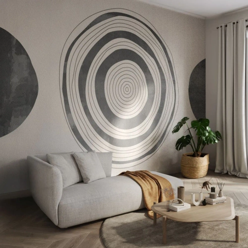 Fotomural Standard Eco - Lo importante es lo que hay entre medias - Ruedas, minimalista, Contemporáneo - 350x256 cm