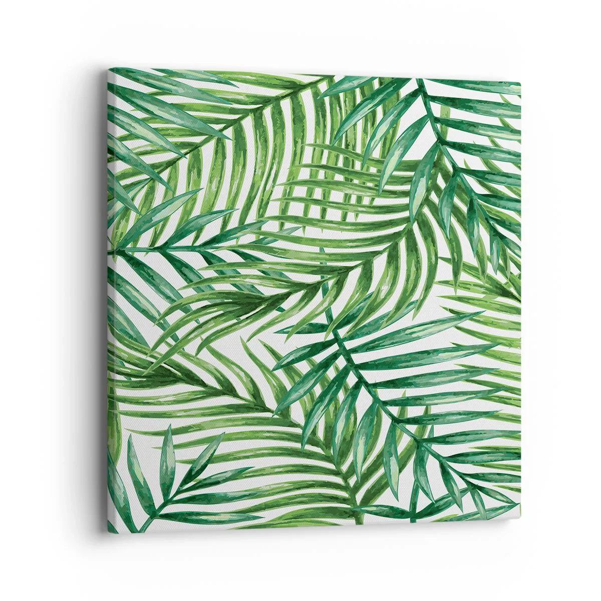 Cuadro sobre lienzo - Impresión de Imagen - Bajo el verde - 40x40 cm