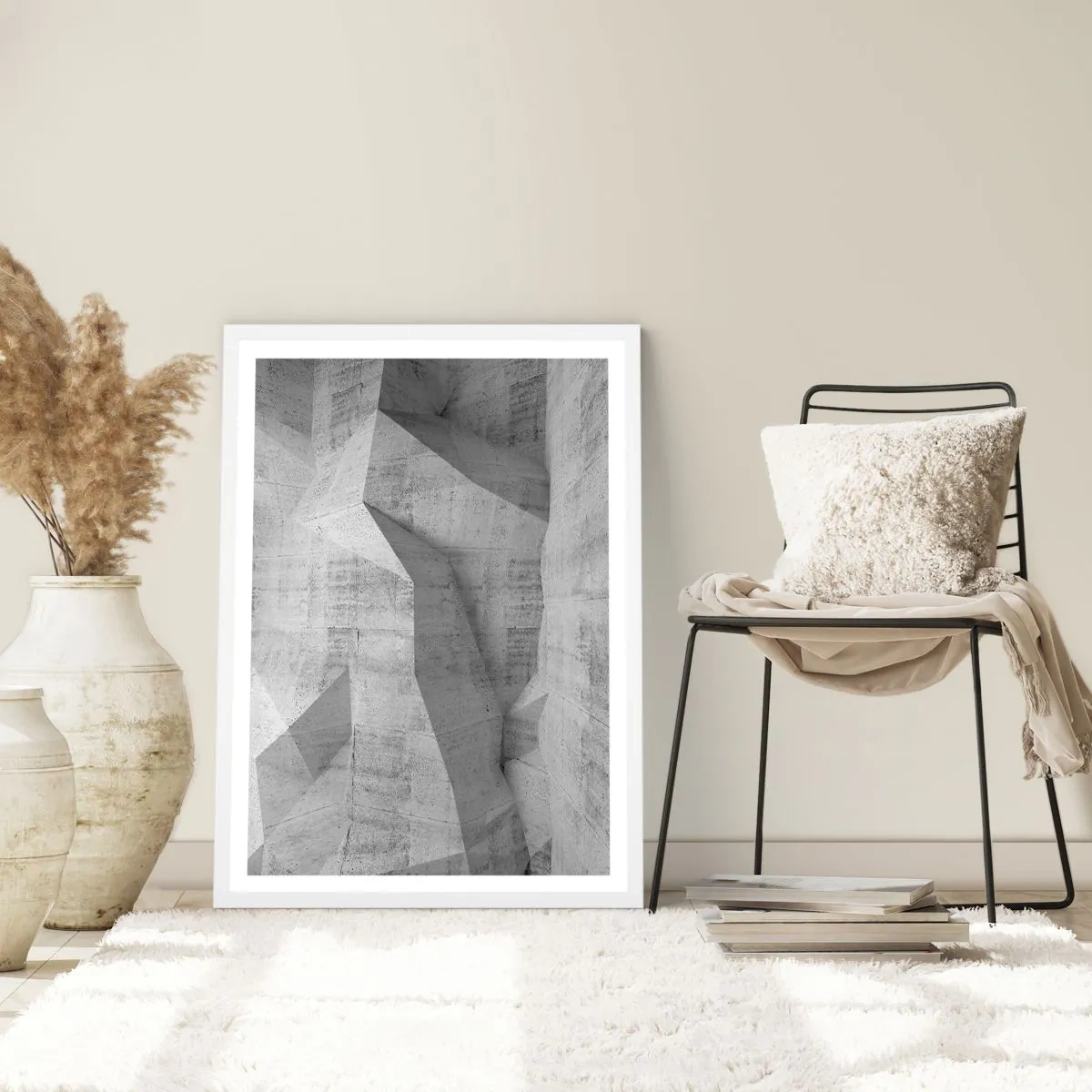 Póster en marco blanco - Un verdadero desafío - 50x70 cm