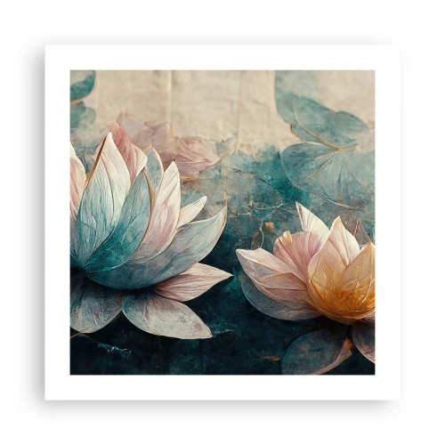 Póster - Estrellas de lago - 50x50 cm