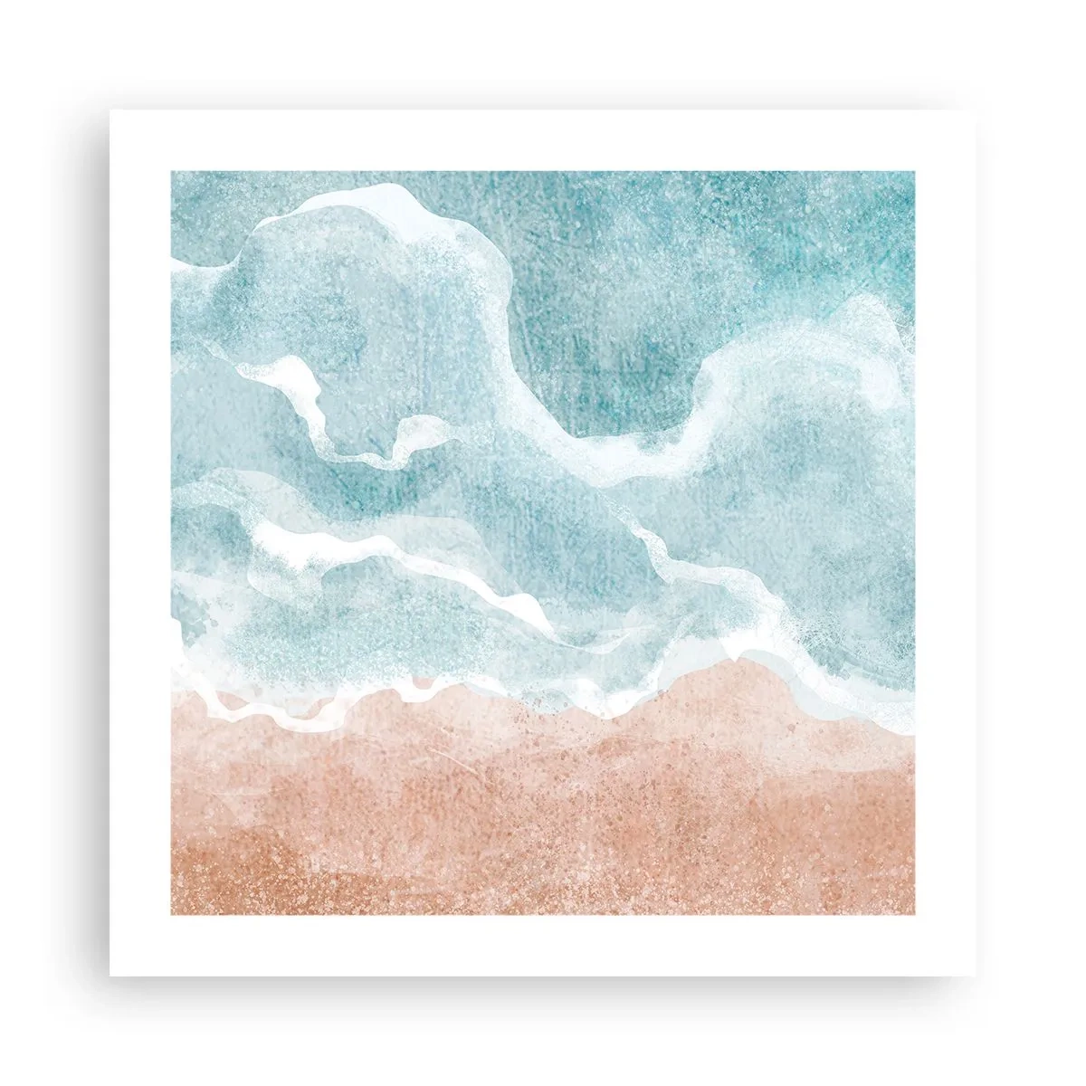 Póster - Abstracción de nubes - 50x50 cm
