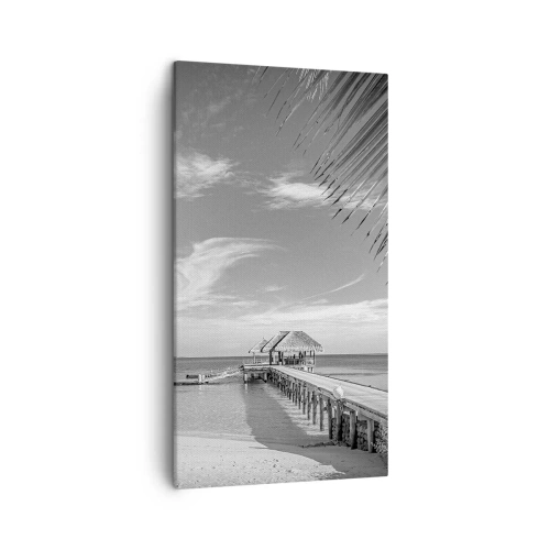 Cuadro sobre lienzo - Impresión de Imagen - ¿Un recuerdo o un sueño? - 45x80 cm