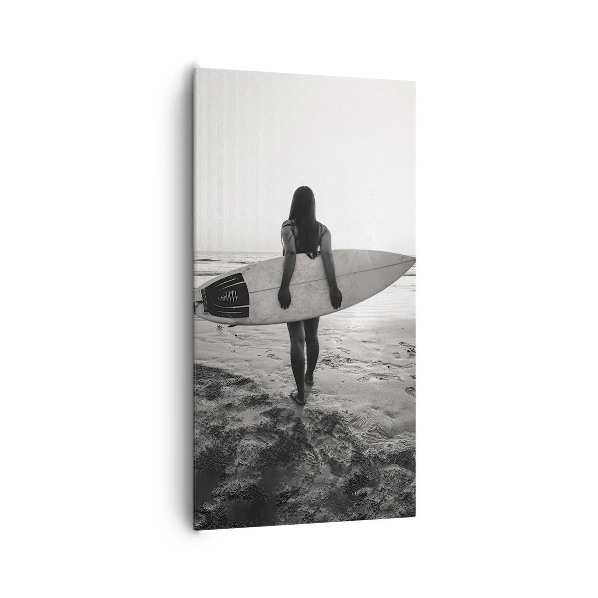 Cuadro sobre lienzo - Impresión de Imagen - Hija de las olas marinas - 65x120 cm