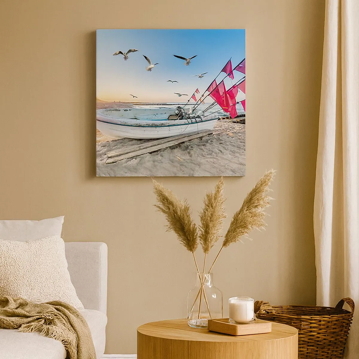 Cuadro sobre lienzo - Impresión de Imagen - Un merecido descanso - 30x30 cm