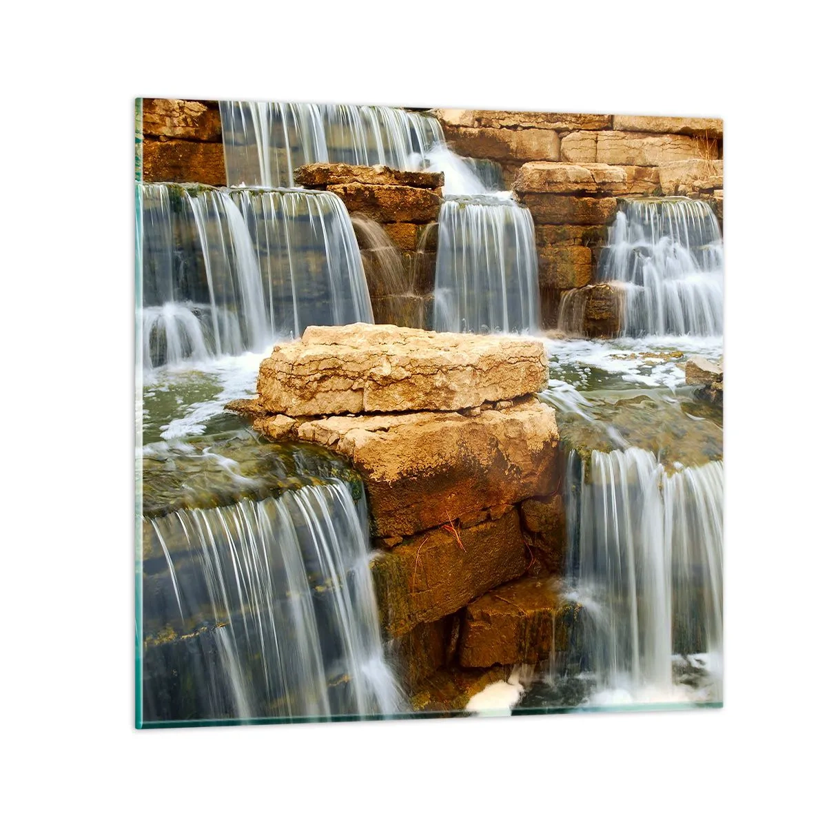 Cuadro sobre vidrio - Impresiones sobre Vidrio - Escalera al cielo - 60x60 cm